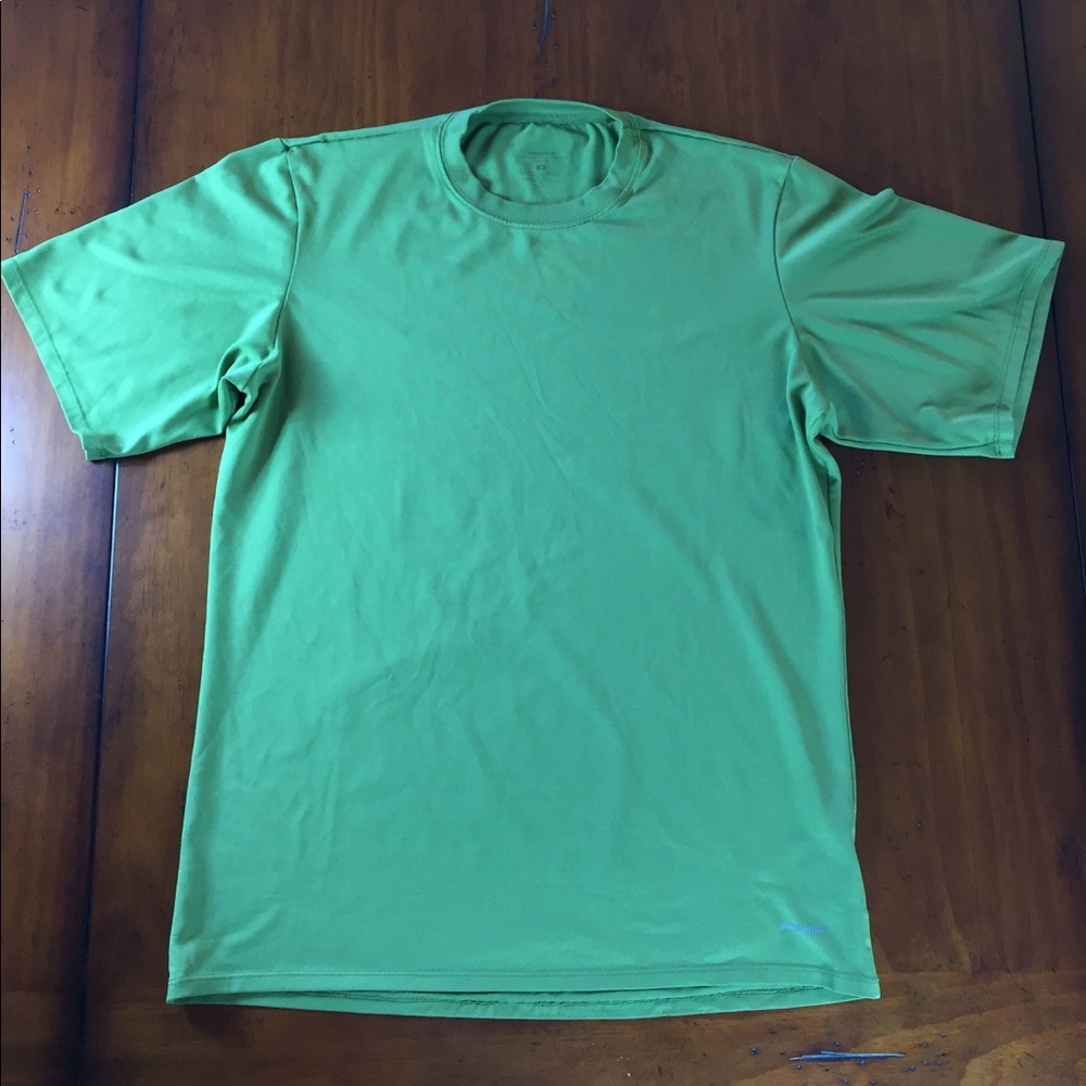Lime Green Performance Base Layer Short Sleeve Tee